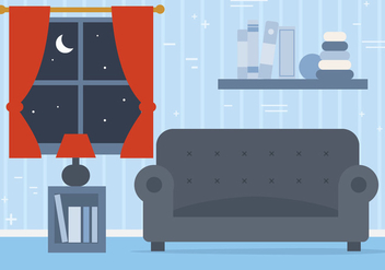 Free Vector Livingroom - vector gratuit #413603